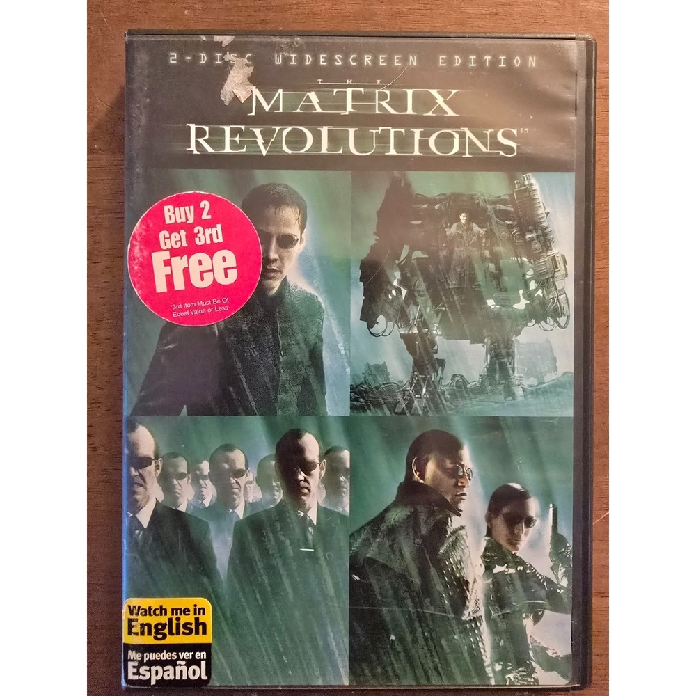 The Matrix Revolutions DVD, 2-Disc Set, Reeves, Fair Condition - Picture 1 of 1
